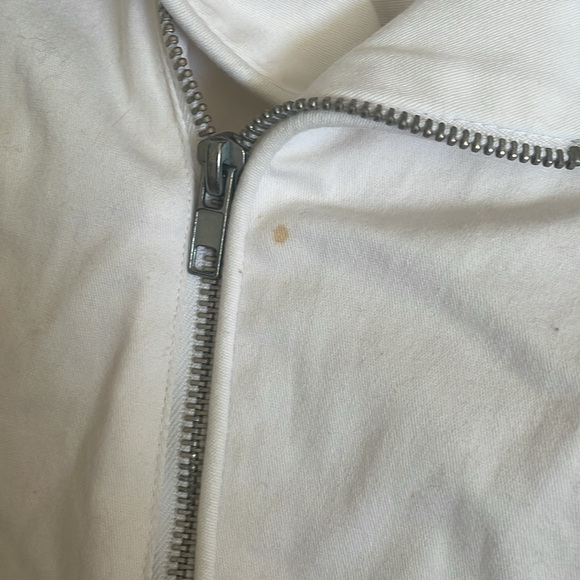 armor jeans white jacket with ribbed sleeves - Picture 2 of 4